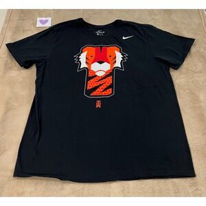 Nike Tiger Woods TW Black T-Shirt Mens size XL The Nike Tee-NO FAB TAG